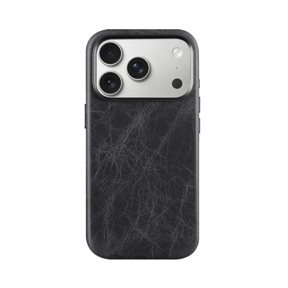 Case for iPhone 17 Pro Max - TUSCANIA Leather Case - Brown