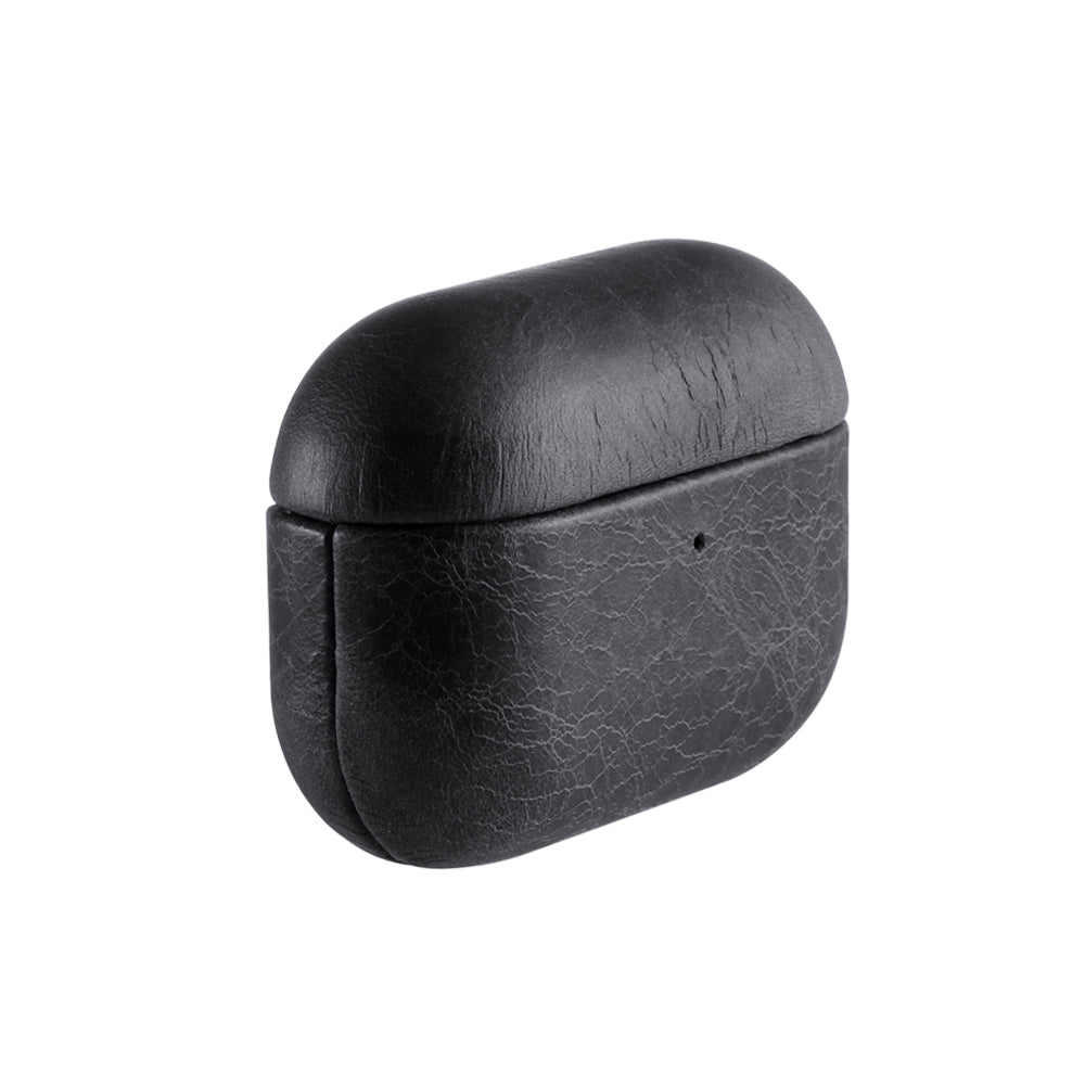 Case for AirPods Pro (3rd Generation) - TUSCANIA Leather Case - Black