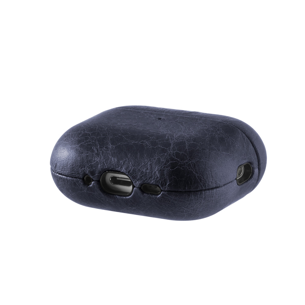 Case for AirPods Pro (3rd Generation) - TUSCANIA Leather Case - Blue