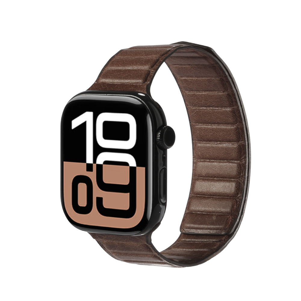Watch Band for Apple - TUSCANIA Leather - Brown - 42/44/45/46mm & Ultra(49mm)