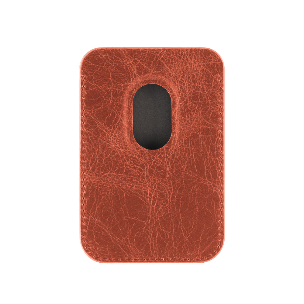 MagSafe Wallet - TUSCANIA Leather - Orange