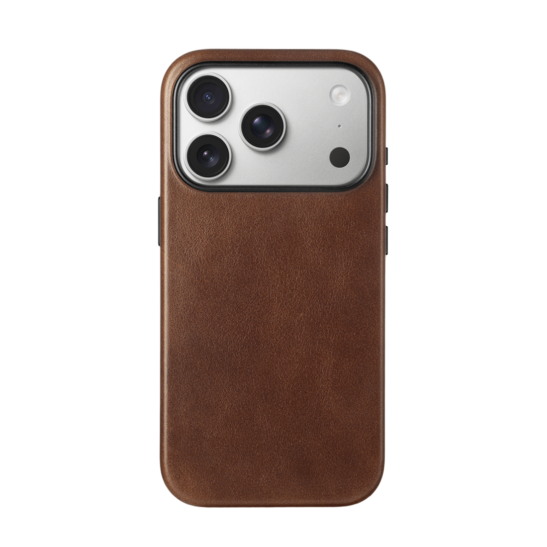 Case for iPhone 17 Pro Max -  Aniline Leather Case - Chocolate