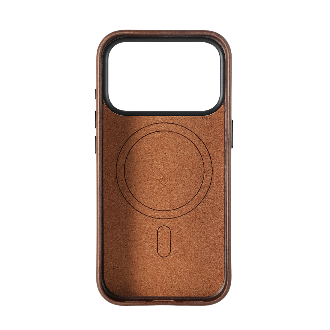Case for iPhone 17 Pro Max -  Aniline Leather Case - Chocolate