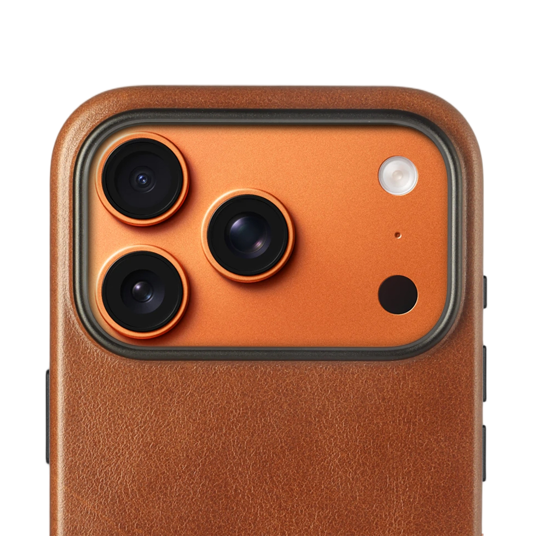 Case for iPhone 17 Pro -  Aniline Leather Case - Caramel