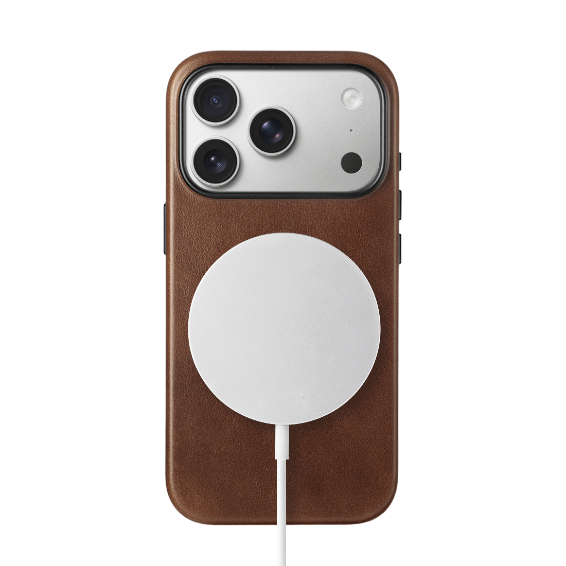 Case for iPhone 17 Pro Max -  Aniline Leather Case - Chocolate