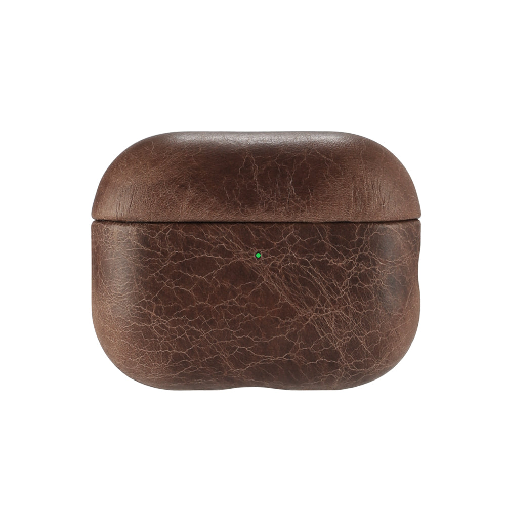 Case for AirPods Pro (3rd Generation) - TUSCANIA Leather Case - Brown