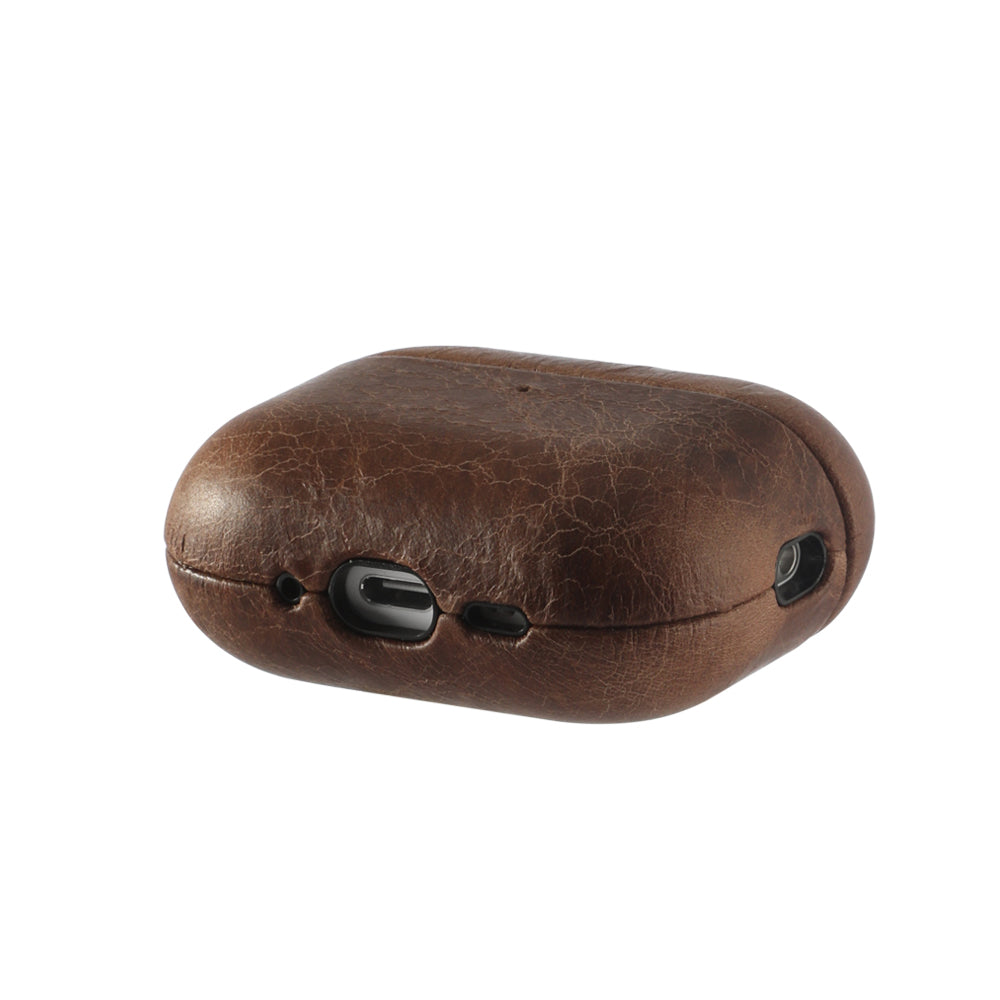 Case for AirPods Pro (3rd Generation) - TUSCANIA Leather Case - Brown