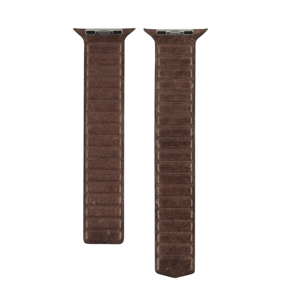 Watch Band for Apple - TUSCANIA Leather - Brown - 42/44/45/46mm & Ultra(49mm)