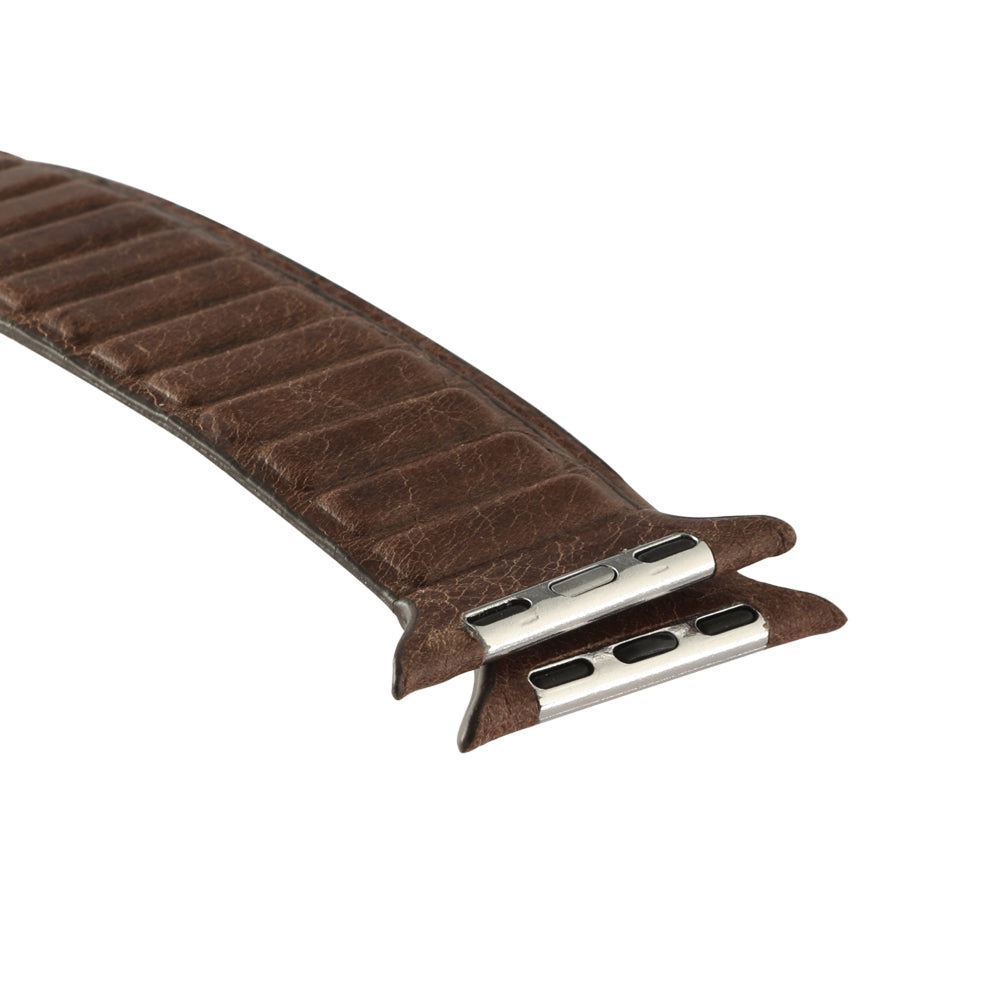 Watch Band for Apple - TUSCANIA Leather - Brown - 42/44/45/46mm & Ultra(49mm)